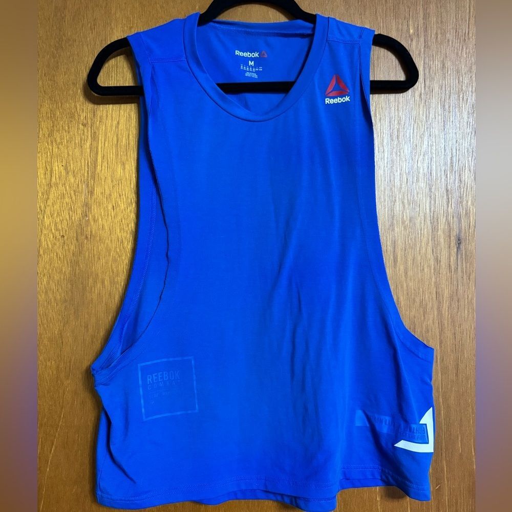 Reebok Think Lime a Fighter Sleeveless Tank Pre-owned